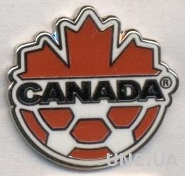 Канада, федерация футбола,№6 ЭМАЛЬ / Canada football soccer federation pin badge