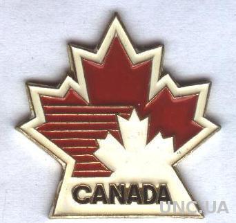 Канада, федерация хоккея, №1, тяжмет / Canada ice hockey federation pin badge