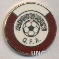 Катар, федерация футбола, №1, ЭМАЛЬ / Qatar football federation enamel pin badge