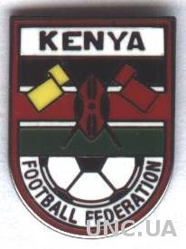 Кения, федерация футбола, №1, ЭМАЛЬ / Kenya football federation enamel pin badge