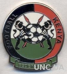 Кения, федерация футбола, №6, ЭМАЛЬ / Kenya football federation enamel pin badge