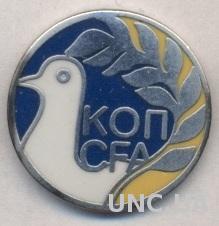 Кипр, федерация футбола,№2, ЭМАЛЬ / Cyprus football association federation badge