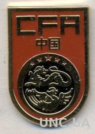 Китай, федерация футбола, ЭМАЛЬ / China football association enamel pin badge