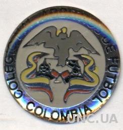 Колумбия,федерация футбол-судьи,тяжмет /Colombia football referee federation pin