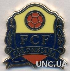 Колумбия, федерация футбола, №3, ЭМАЛЬ / Colombia football federation pin badge