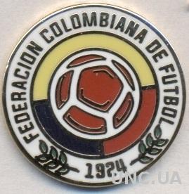 Колумбия, федерация футбола, №4, ЭМАЛЬ / Colombia football federation pin badge
