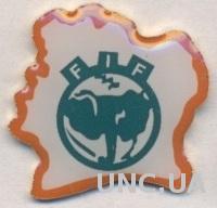Кот д'Ивуар, федерация футбола, №1, тяжмет / Ivory Coast football federation pin