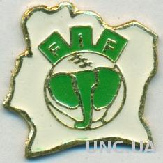 Кот д'Ивуар, федерация футбола, №2, тяжмет / Ivory Coast football federation pin