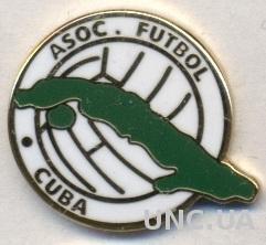 Куба, федерация футбола, ЭМАЛЬ / Cuba football federation enamel pin badge
