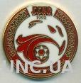Кыргызстан, федерация футбола,№2 ЭМАЛЬ /Kyrgyzstan football federation pin badge