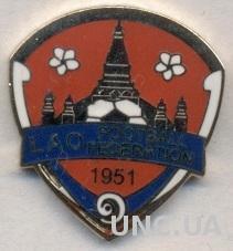 Лаос, федерация футбола, №1, ЭМАЛЬ / Laos football federation enamel pin badge