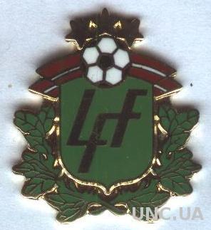 Латвия, федерация футбола, №1, ЭМАЛЬ / Latvia football federation pin badge