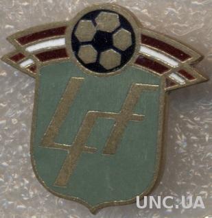 Латвия, федерация футбола, №2, ЭМАЛЬ / Latvia football federation badge
