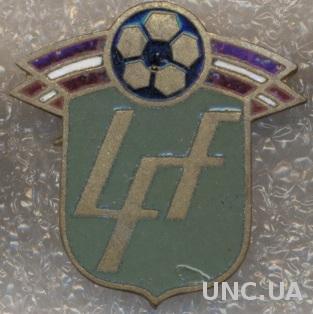 Латвия, федерация футбола, №3, ЭМАЛЬ / Latvia football federation badge