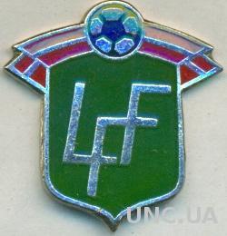 Латвия, федерация футбола, №3, тяжмет / Latvia football federation badge