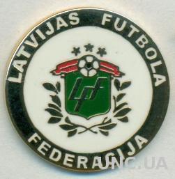 Латвия, федерация футбола, №4, ЭМАЛЬ / Latvia football federation badge