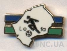 Лесото, федерация футбола,№2 ЭМАЛЬ /Lesotho football federation enamel pin badge