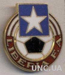 Либерия, федерация футбола, ЭМАЛЬ,старый / Liberia football federation old badge