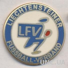 Лихтенштейн, федерация футбола,№1, ЭМАЛЬ / Liechtenstein football federation pin