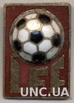 Литва, федерация футбола,№1, ЭМАЛЬ / Lithuania football federation enamel badge