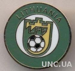 Литва, федерация футбола, №2, ЭМАЛЬ / Lithuania football federation enamel badge