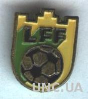 Литва, федерация футбола, №2, тяжмет / Lithuania football federation pin badge