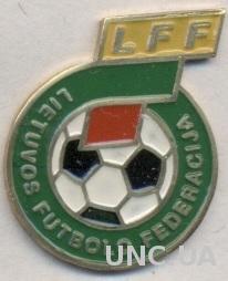 Литва, федерация футбола, №3, тяжмет / Lithuania football federation pin badge