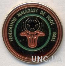 Мадагаскар, федерация футбола,№2 ЭМАЛЬ /Madagascar football federation pin badge