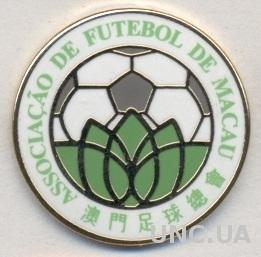 Макао,федерация футбола,№1 ЭМАЛЬ/Macau football association federation pin badge