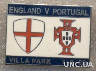 матч Англия - Португалия, 2002, ЭМАЛЬ / England - Portugal match enamel badge