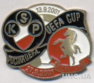 матч КУ 2001-02 Полония(Поль)- Твенте(Голл)2 тяжмет /Polonia-FC Twente match pin