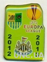 матч ЛЕ 2012-13 Металлист-Ньюкасл, тяжмет / Metalist-Newcastle United match pin