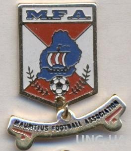Маврикий, федерация футбола, тяжмет / Mauritius football federation pin badge