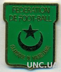 Мавритания, федерация футбола,№1 ЭМАЛЬ /Mauritania football federation pin badge