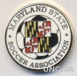 Мэриленд(США),федерация футбола,ЭМАЛЬ /Maryland,USA soccer association pin badge