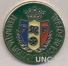 Молдова, федерация футбола, №2, ЭМАЛЬ / Moldova football federation enamel pin