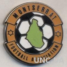Монтсеррат,федерация футбола,№1 ЭМАЛЬ / Montserrat football federation pin badge