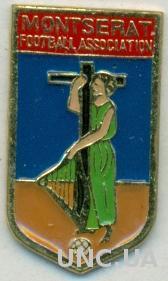 Монтсеррат,федерация футбола,№1 тяжмет /Montserrat football federation pin badge