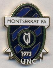Монтсеррат,федерация футбола,№2 ЭМАЛЬ / Montserrat football federation pin badge