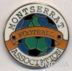 Монтсеррат,федерация футбола,№3 ЭМАЛЬ / Montserrat football federation pin badge