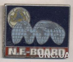 НФ-Борд (не-ФИФА) конфедерация футбола, ЭМАЛЬ / NF-Board football federation pin