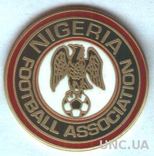 Нигерия, федерация футбола,№1 ЭМАЛЬ /Nigeria football association federation pin