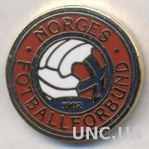 Норвегия,федерация футбола,№4 ЭМАЛЬ /Norway football federation enamel pin badge