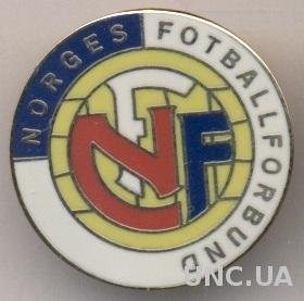 Норвегия, федерация футбола, №5, ЭМАЛЬ / Norway football federation enamel badge