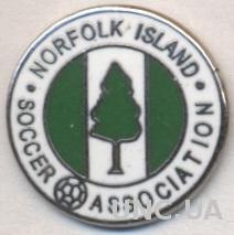 О-в Норфолк,федер.футбола (не-ФИФА) ЭМАЛЬ /Norfolk football federation pin badge