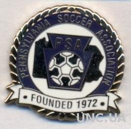 Пенсильвания (США), федер.футбола,ЭМАЛЬ /Pennsylvania,USA soccer association pin
