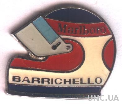 пилот Ф-1 Рубенс Баррикелло, тяжмет / F-1 driver Rubens Barrichello pin badge