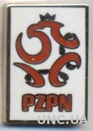 Польша, федерация футбола,№2 ЭМАЛЬ / Poland football federation enamel pin badge