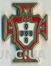 Португалия, федерация футбола, №1 ЭМАЛЬ / Portugal football federation pin badge