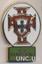 Португалия, федерация футбола, Евро-16, ЭМАЛЬ / Portugal football federation pin
